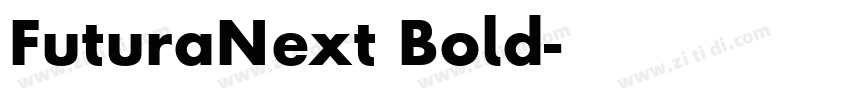 FuturaNext Bold字体转换